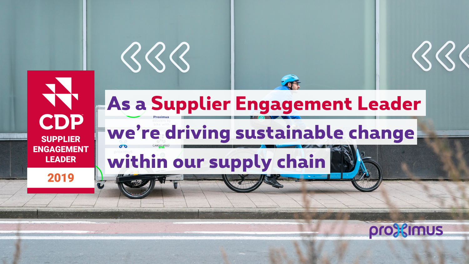 CDP Supplier Engagement Leader 2019 : As a Supplier Engagement Leader, we're driving sustainable change within our supply chain